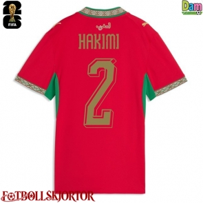 Marocko Achraf Hakimi #2 Hemmatröja Dam VM 2026 Kortärmad
